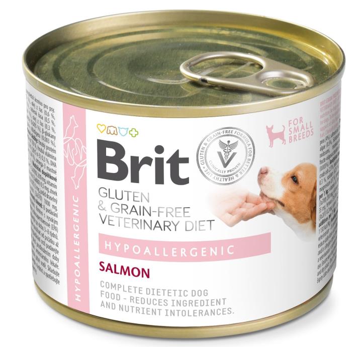 Brit Veterinary Diet Hypoallergenic Salmon koiralle 6 x 200 g