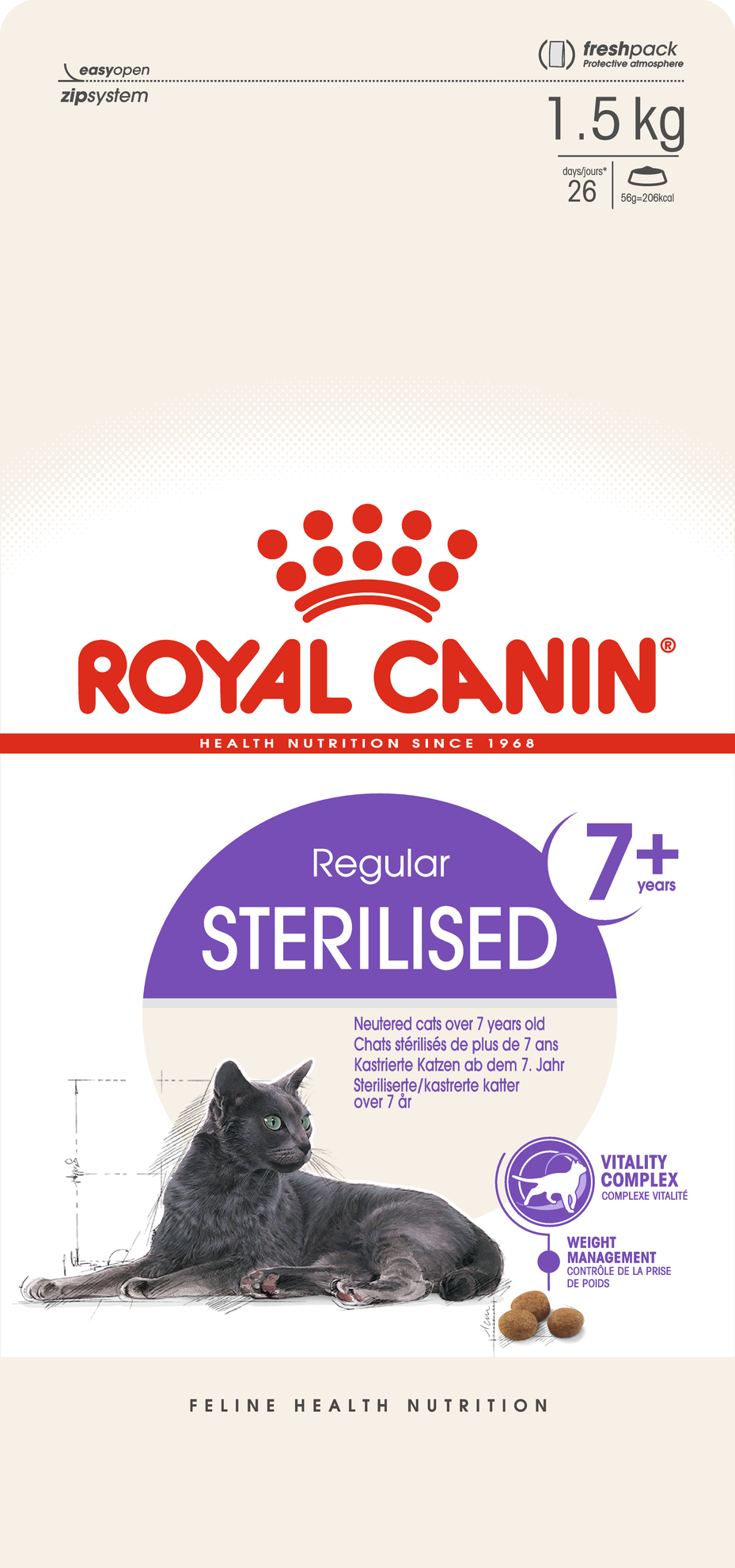 Royal Canin Sterilised 7+ kissalle
