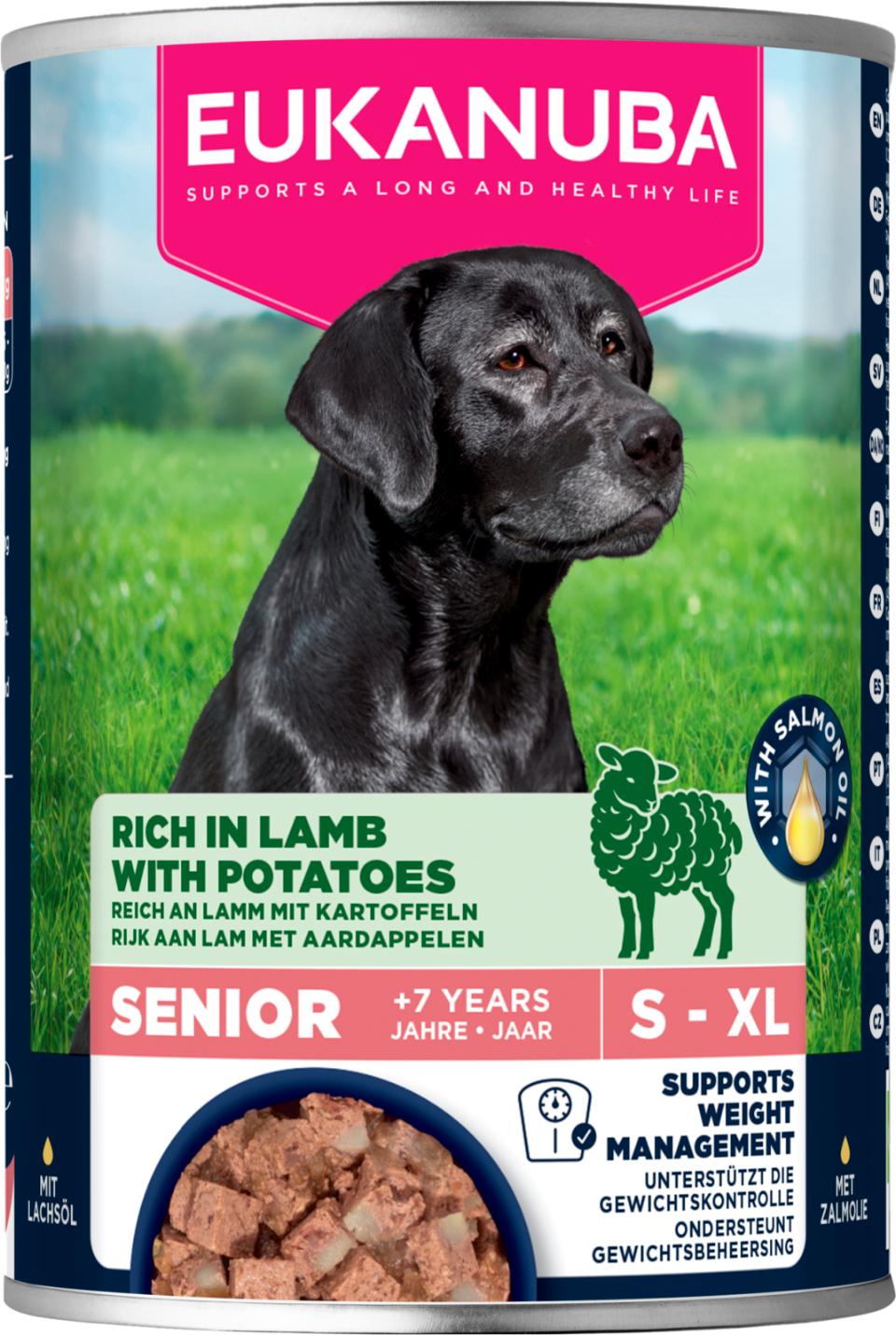 Eukanuba wet food senior lamb with potatoes koiralle 400 g