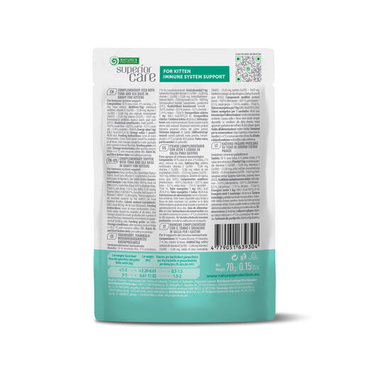 Nature's Protection Superior Care KITTEN Immune System Tonnikala & Meriahven 24 x 70 g