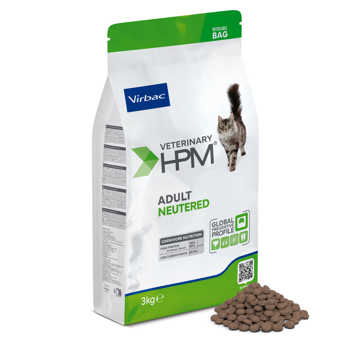 Virbac Veterinary HPM Adult Neutered kissalle