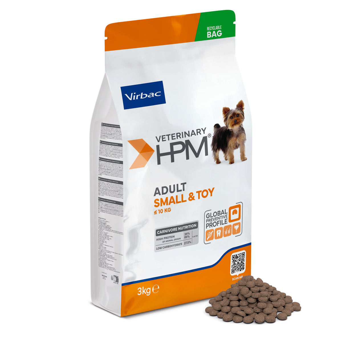 Virbac Veterinary HPM Adult Small & Toy koiralle