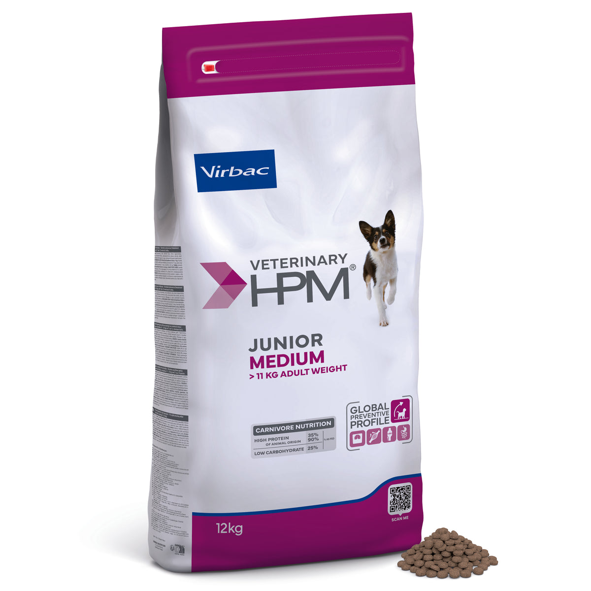 Virbac Veterinary HPM Junior Medium koiralle 12 kg