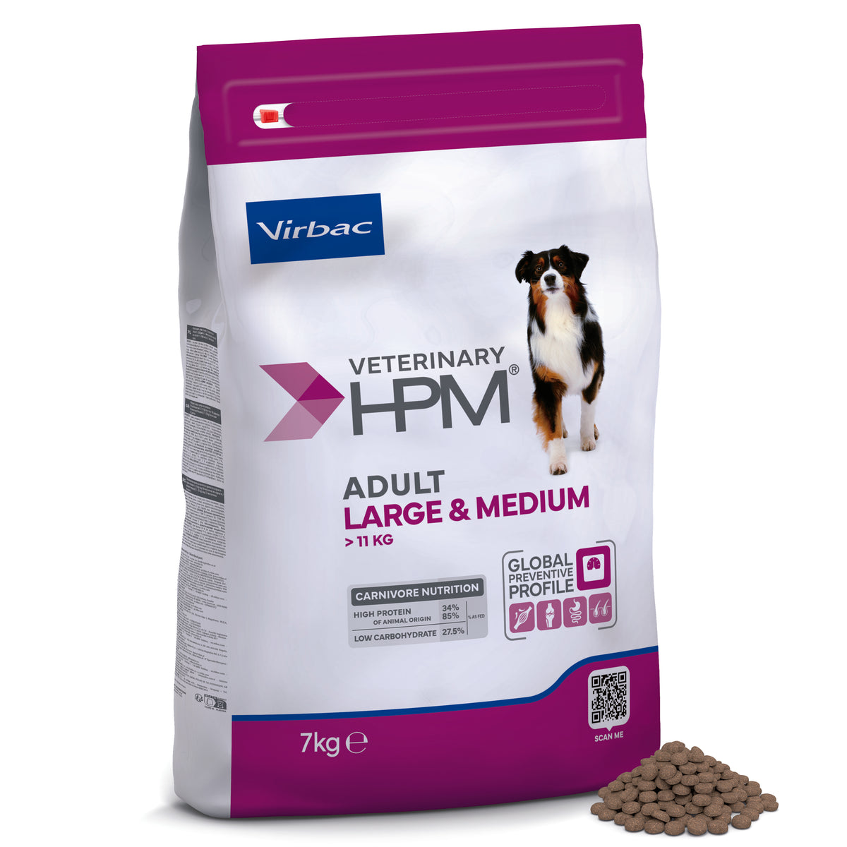 Virbac Veterinary HPM Adult Large & Medium koiralle