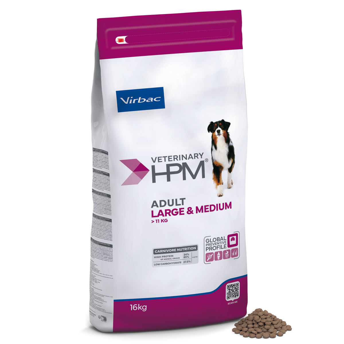 Virbac Veterinary HPM Adult Large & Medium koiralle
