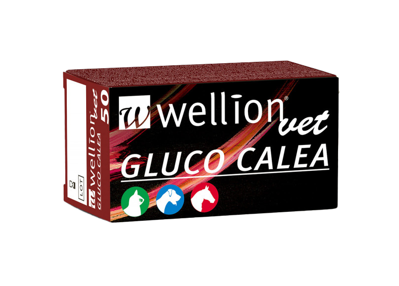 Testiliuskat Wellion Gluco Calea eläimille 50 kpl