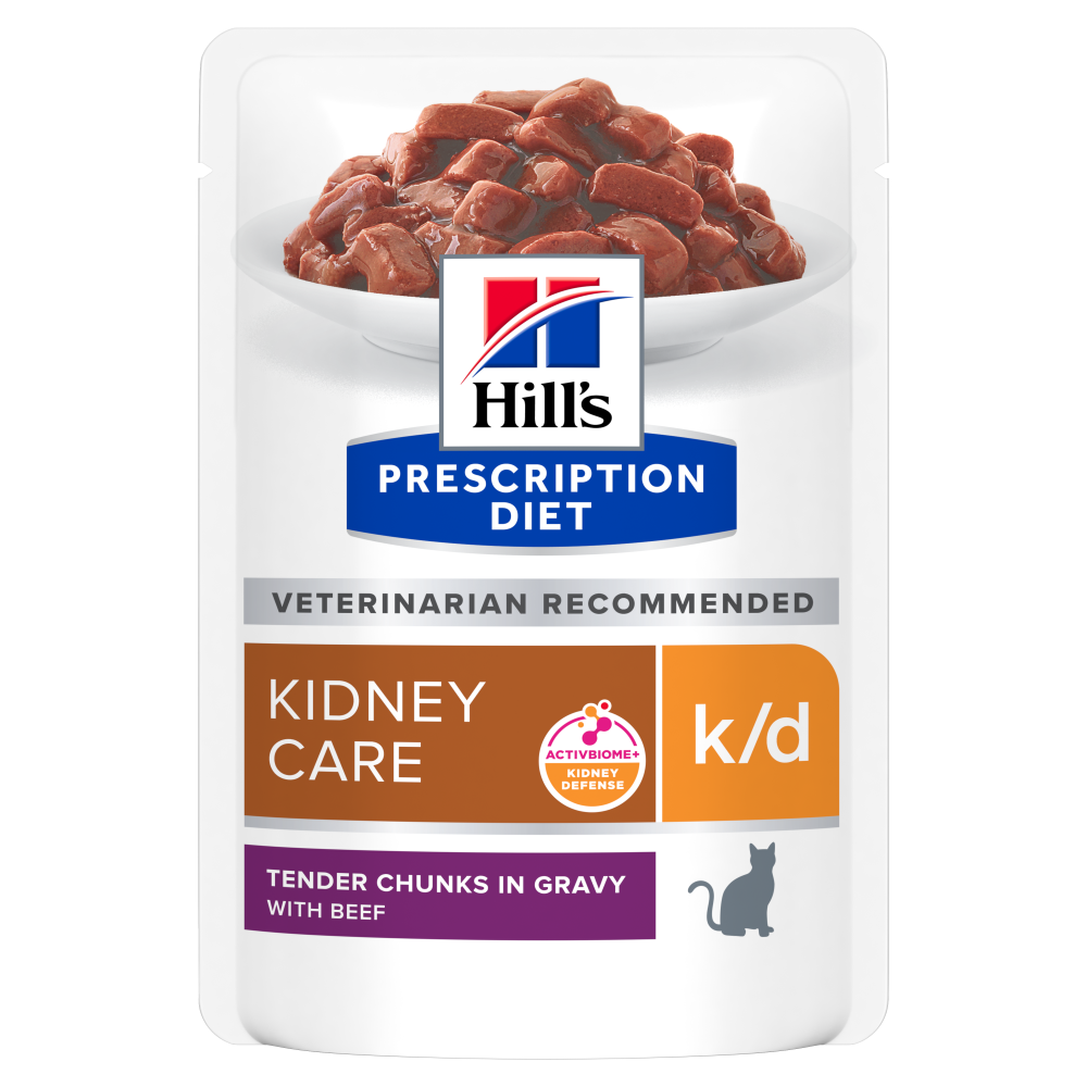 Hill's k/d Kidney Care with Beef kissalle 85 g MAISTELUPAKKAUS