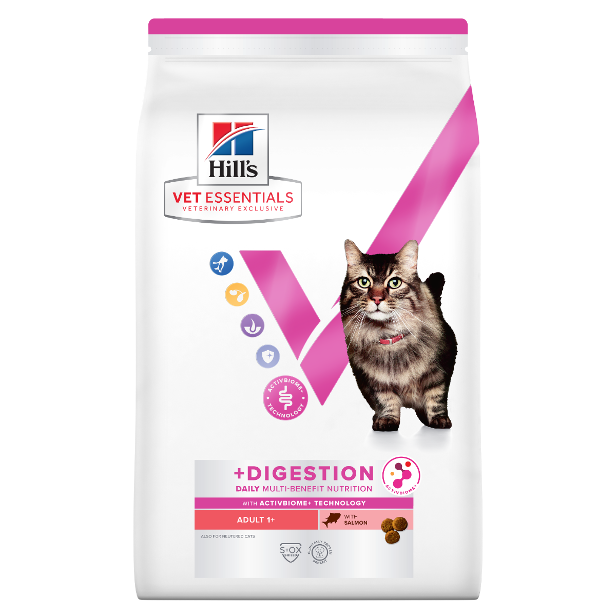 Hill's Vet Essentials Multi-Benefit + Digestion Adult with Salmon kissalle 1,5 kg