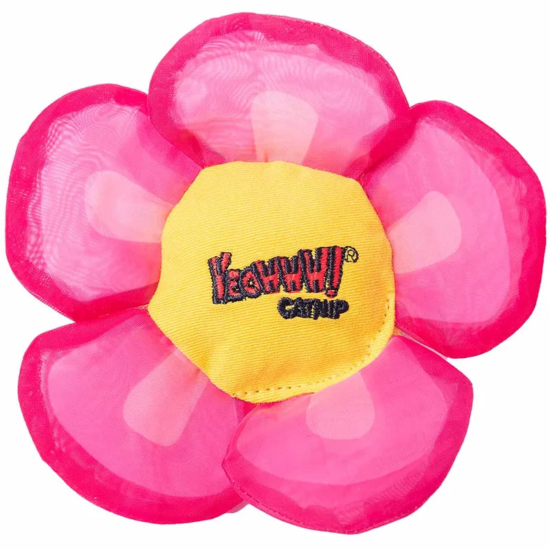Yeowww! Catnip kukka pinkki 14x14x2,5 cm