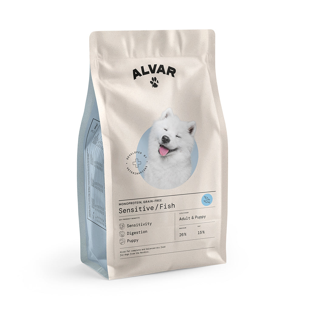 Alvar Pet Sensitive/Fish koiran kuivaruoka