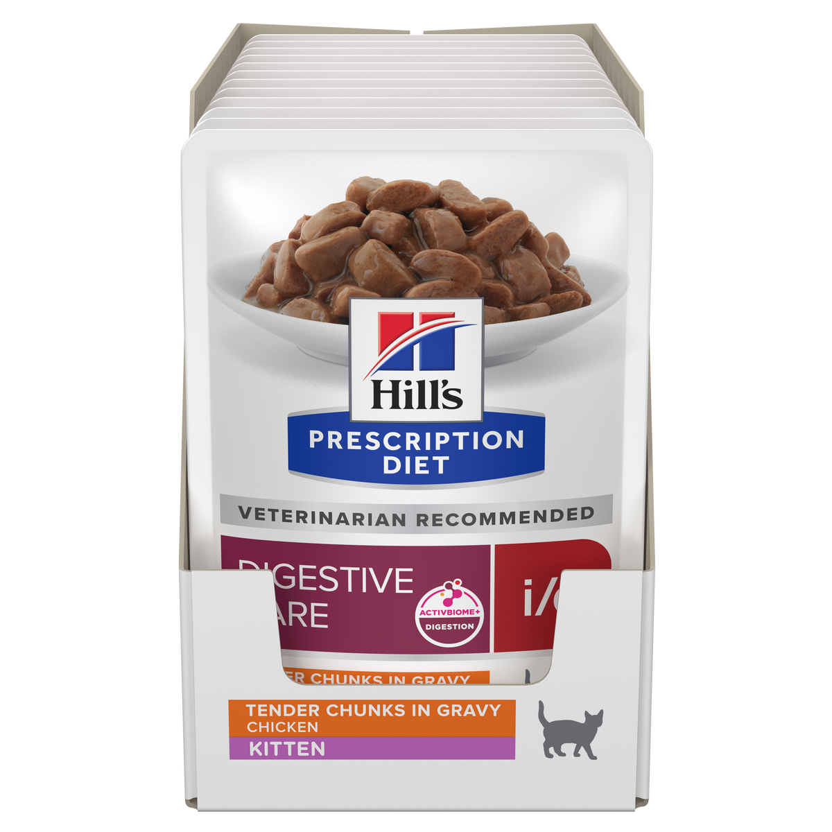 Hill's Prescription Diet i/d Digestive Care Wet with Chicken -ruoka kissanpennulle, annospussi