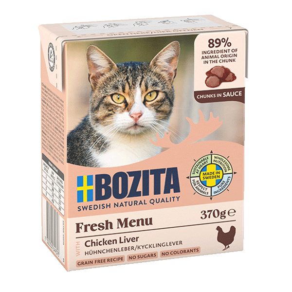 Bozita kananmaksaa kastikkeessa kissalle 370 g