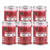 Monster Dog Adult Single Protein Beef koiralle 6 x 400 g
