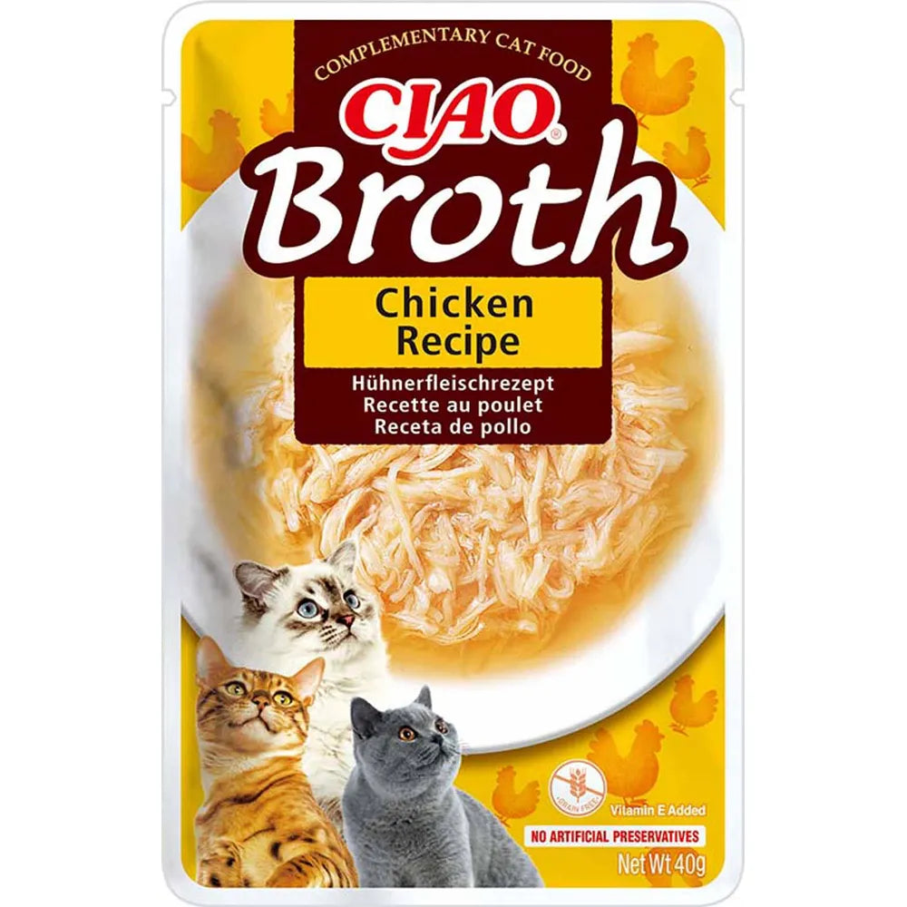 Ciao Chicken broth with chicken kissalle 12 x 40 g