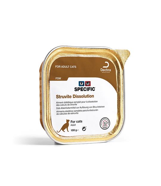 Specific FSW Struvite Dissolution kissalle 100 g MAISTELUPAKKAUS