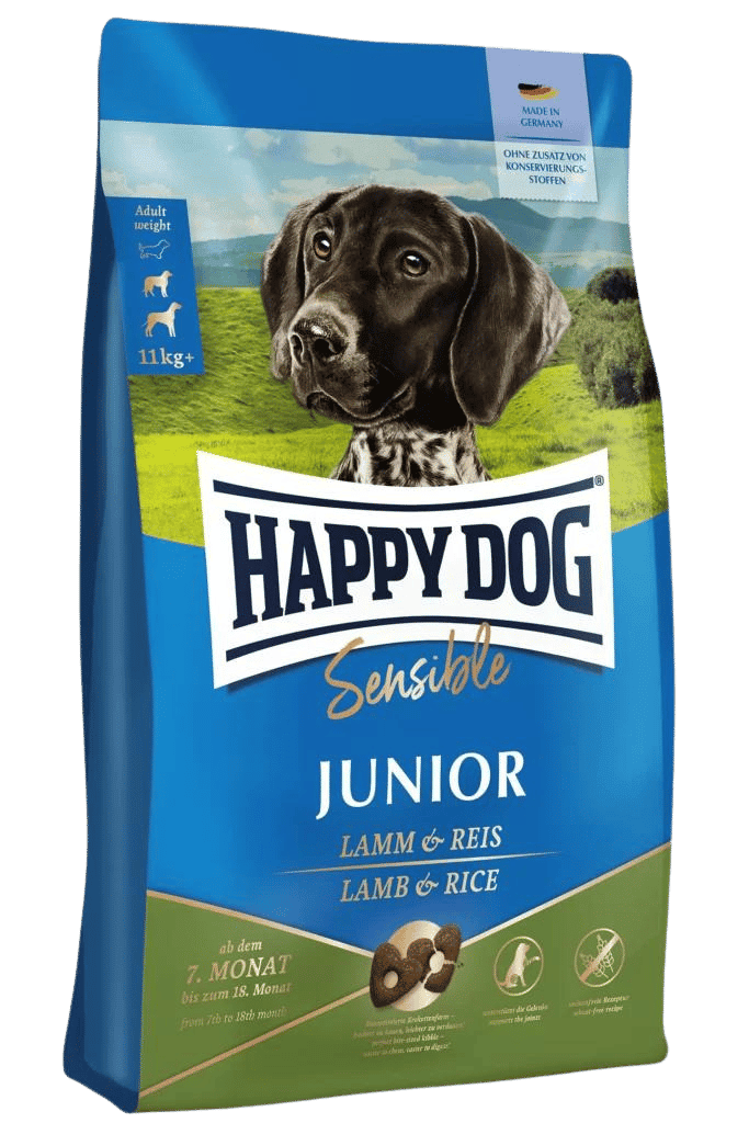 Happy Dog Sensible Junior Lammas & Riisi 10 kg