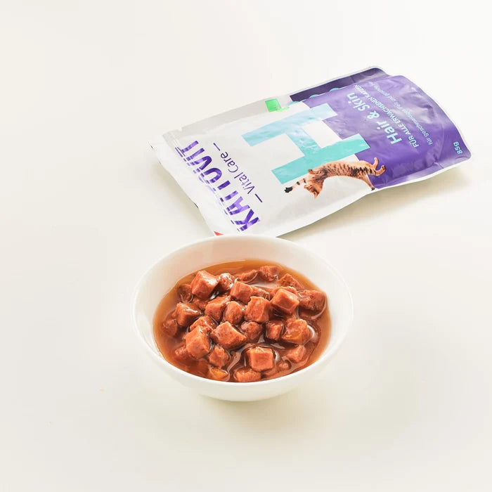 Kattovit Vital Care Hair & Skin siipikarja 24 x 85 g SÄÄSTÖPAKKAUS