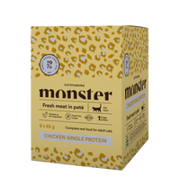 Monster Cat Pouches Adult Chicken kissalle 8 x 85 g