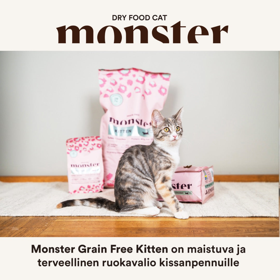 Monster Cat Grain Free Kitten Turkey-Chicken kissalle