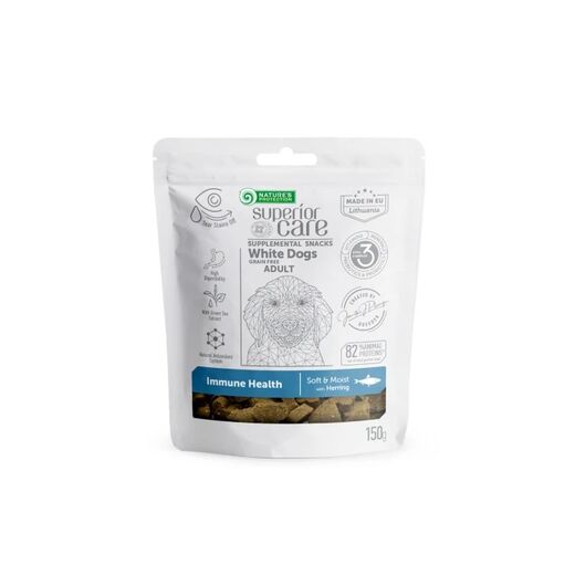 Nature's Protection Superior Care White Dogs Immune Health herkku silli 150g