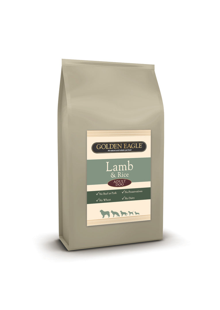 Golden Eagle Naturally Grainfree Hypoallergenic Lammas & Riisi