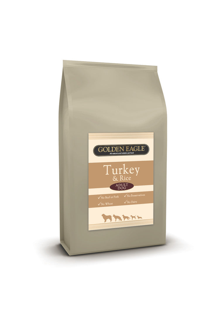 Golden Eagle Naturally Grainfree Hypoallergenic Kalkkuna & Riisi