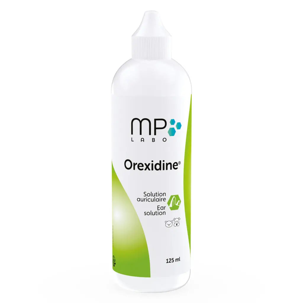 MP Labo Orexidine korvapuhdiste 125 ml koirille ja kissoille