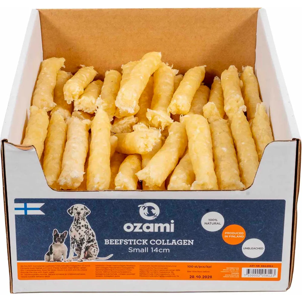 Ozami Kollageeni nautapurutikku S 14 cm 1 kpl