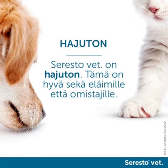 Seresto vet. 4.5 g + 2.03 g x 1 panta yli 8 kg koirille