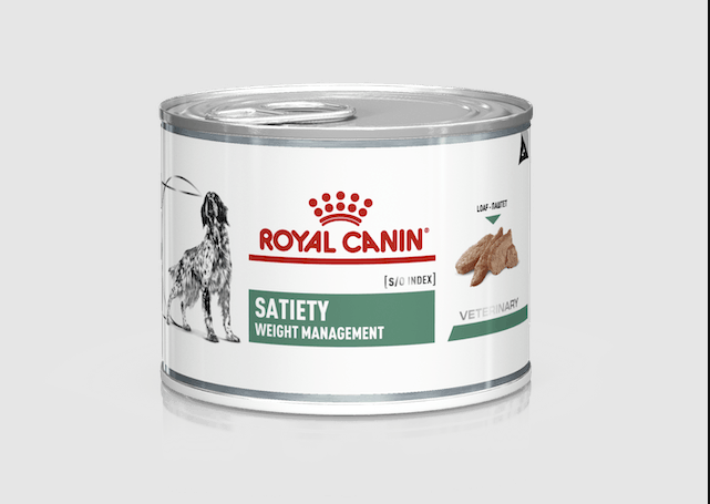 Royal Canin Veterinary Diets Weight Management Satiety Loaf säilykepurkki koiran märkäruoka 12 x 195 g