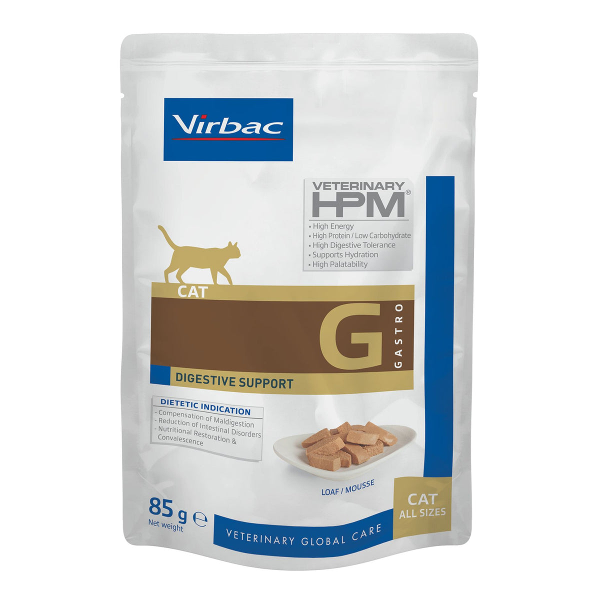 Virbac Veterinary HPM Digestive Support kissalle 12 x 85 g