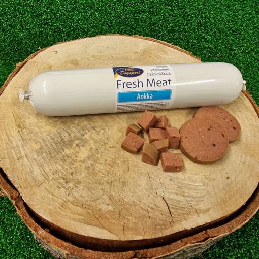 D&C Fresh Meat treenimakkara ankka 20 x 400 g SÄÄSTÖPAKKAUS