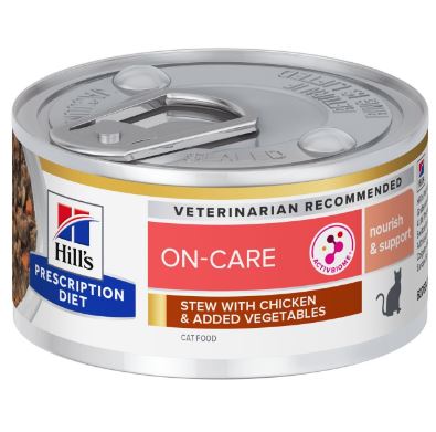 Hill's ON-Care with Chicken & Vegetables muhennos kissalle 82 g MAISTELUPAKKAUS