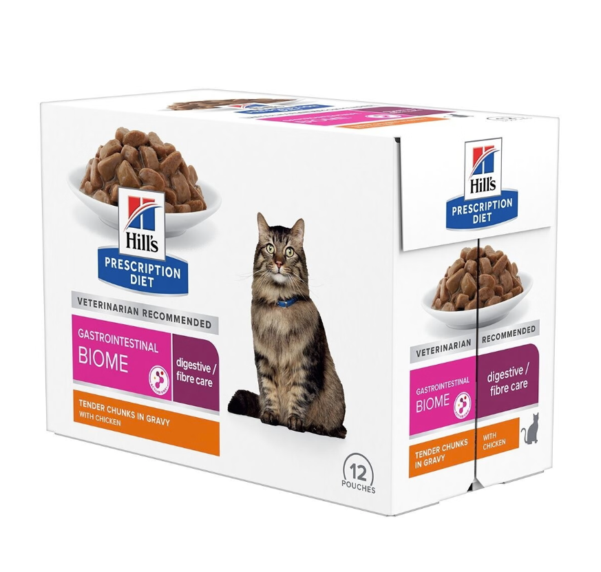 Hill's Gastrointestinal Biome Digestive with Chicken kissalle 12 x 85 g