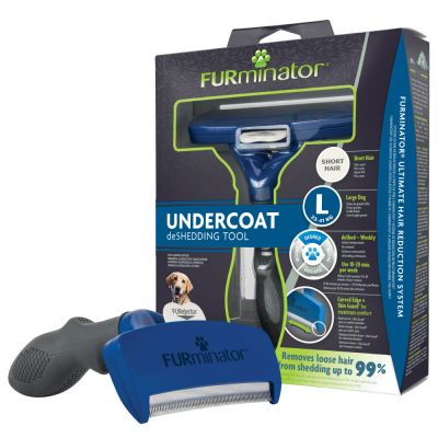 FURminator pohjavillanpoistaja lyhytkarvaisille koirille