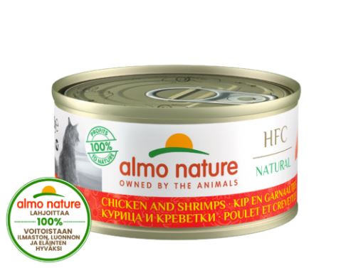 Almo Nature HFC Natural Kana & Katkarapu 70 g