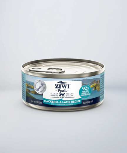 ZiwiPeak Makrilli ja Lammas kissalle 24 x 85 g