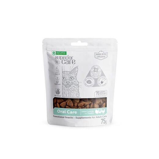Nature's Protection Superior Care Oral Care Siipikarja herkku kissalle 75 g