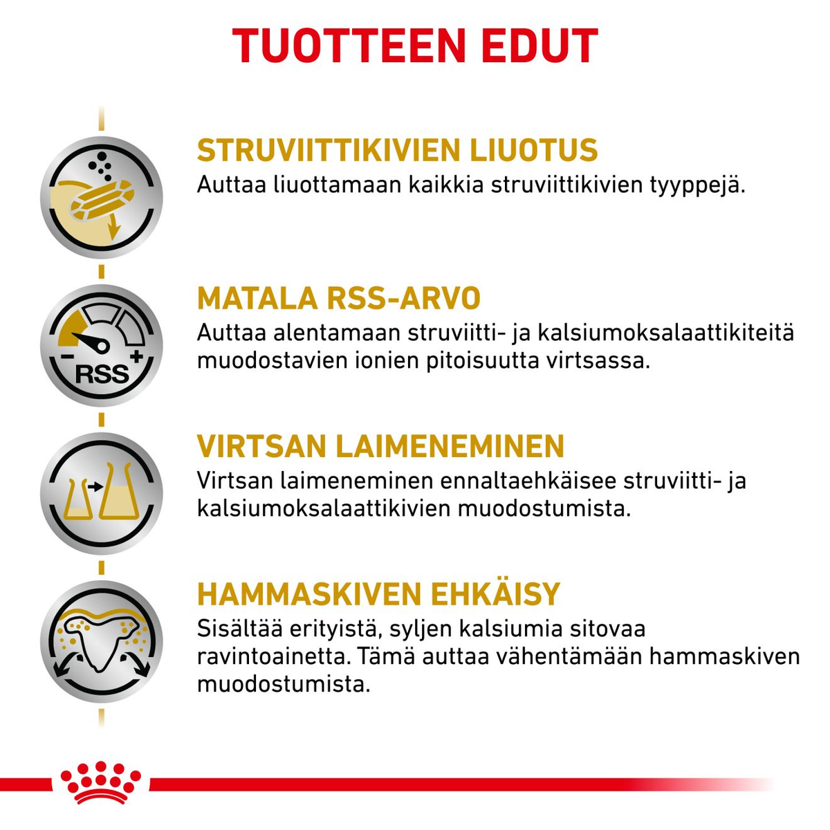 Royal Canin Veterinary Diets Urinary S/O Small Dogs koiran kuivaruoka