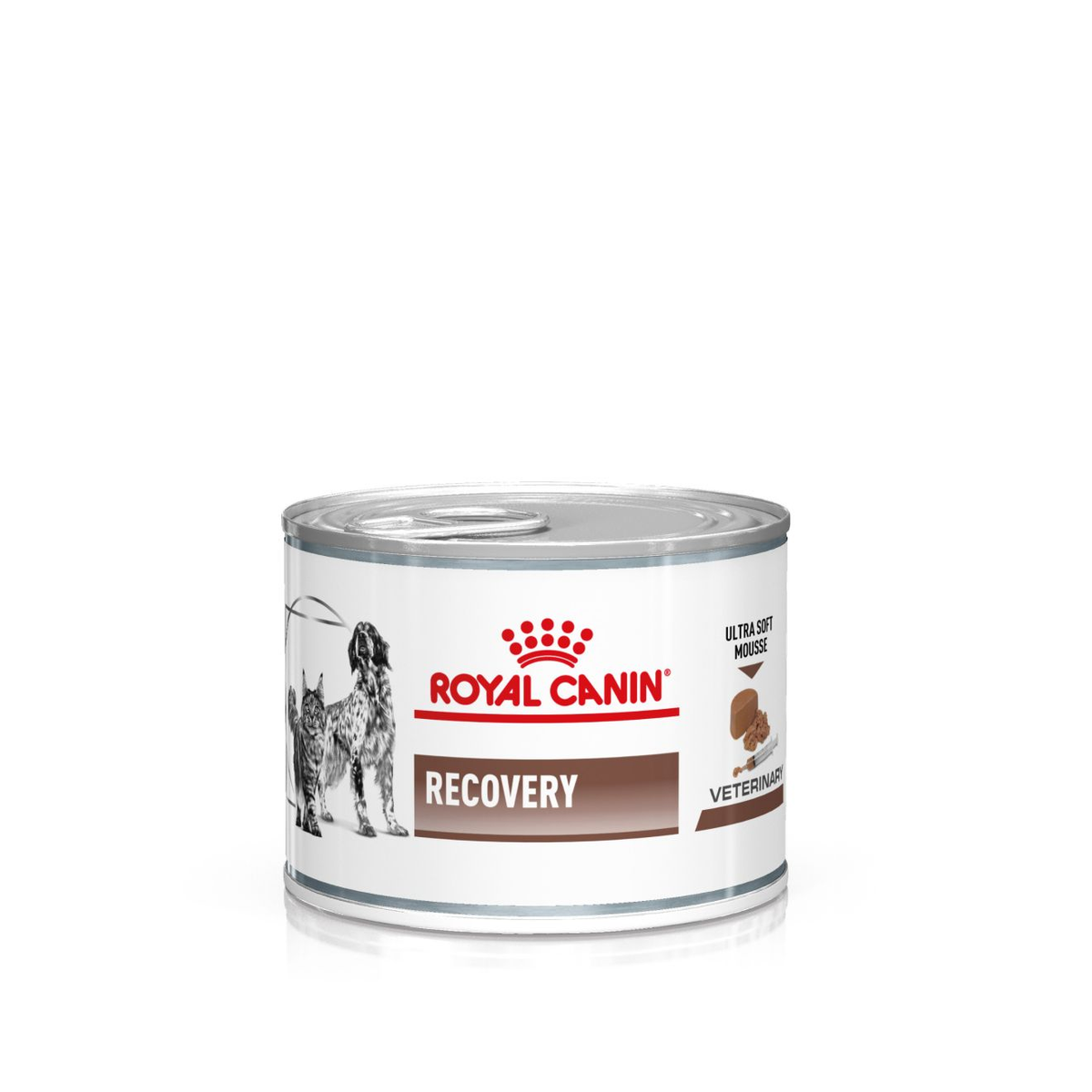 Royal Canin Veterinary Diets Gastrointestinal Recovery Ultra Soft Mousse säilykepurkki kissoille ja koirille märkäruoka 195 g MAISTELUPAKKAUS