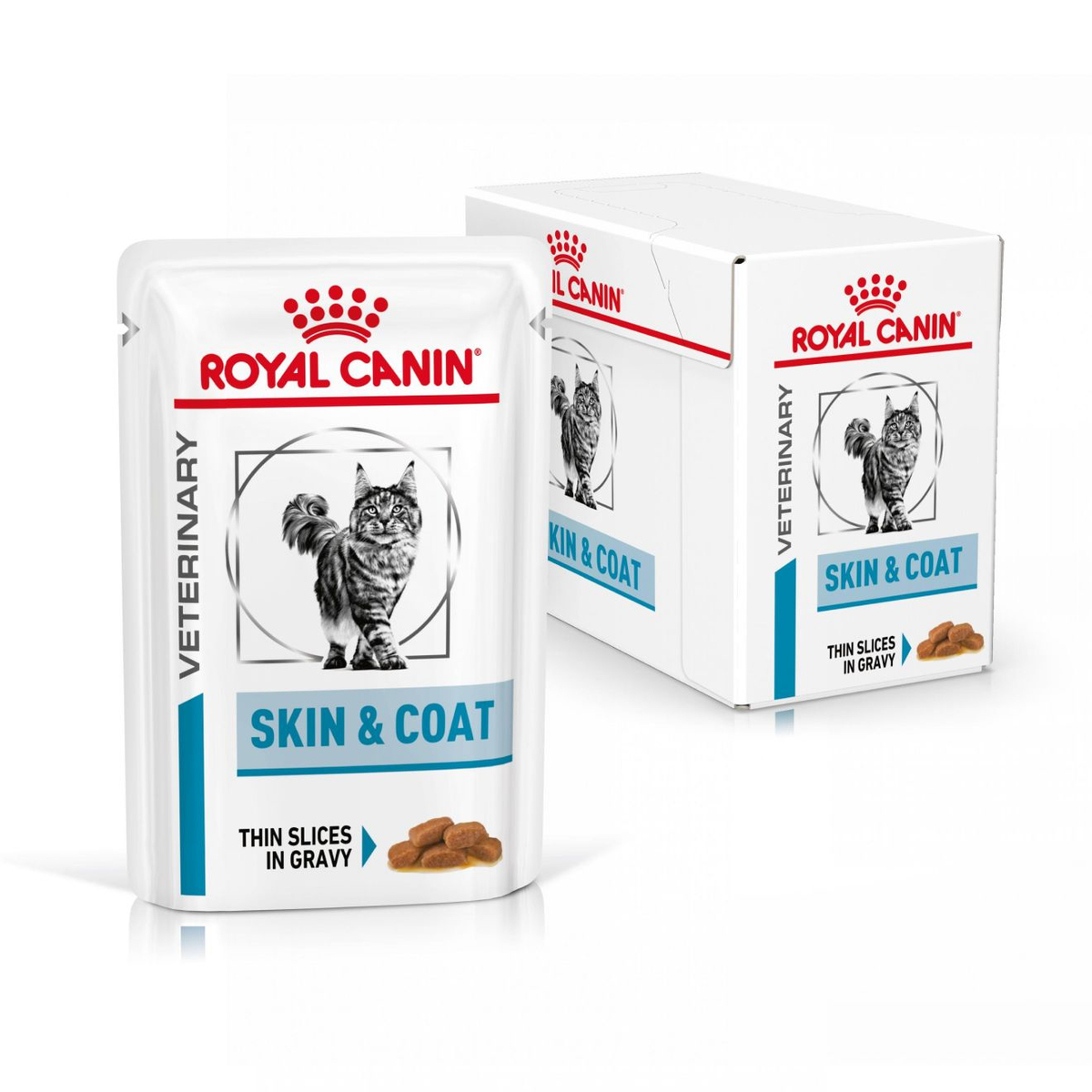 Royal Canin Veterinary Diets Derma Skin & Coat annospussi kissan märkäruoka 12 x 85 g