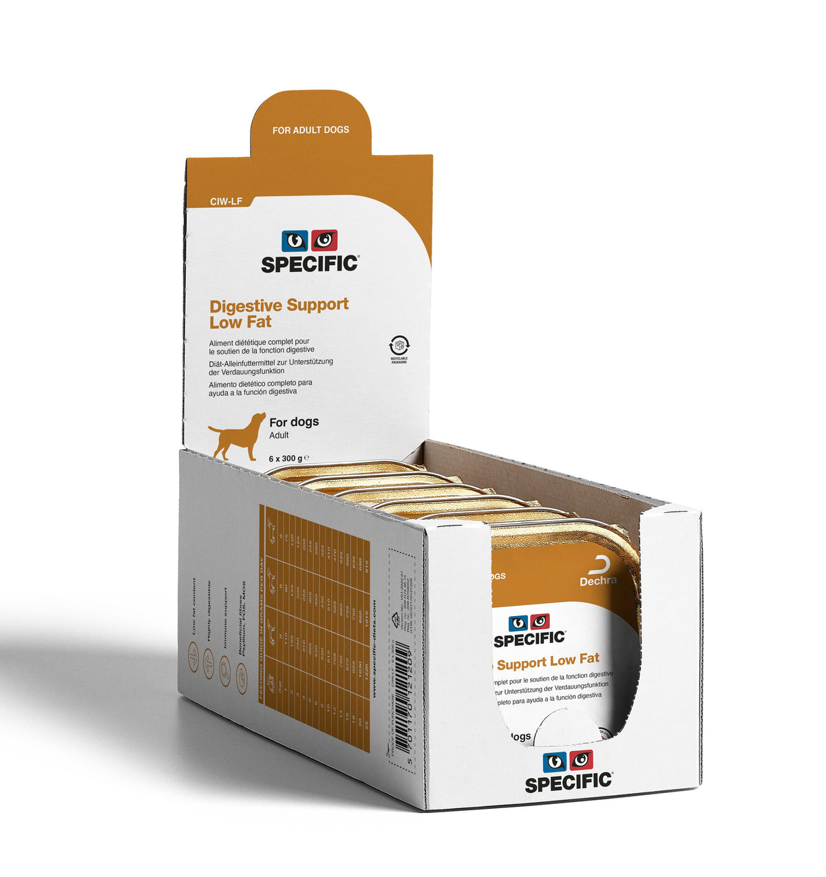Specific CIW-LF Digestive Support Low Fat koiralle 6 x 300 g