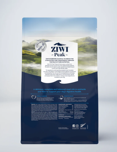 ZiwiPeak Steam & Dried Lammas Koiralle