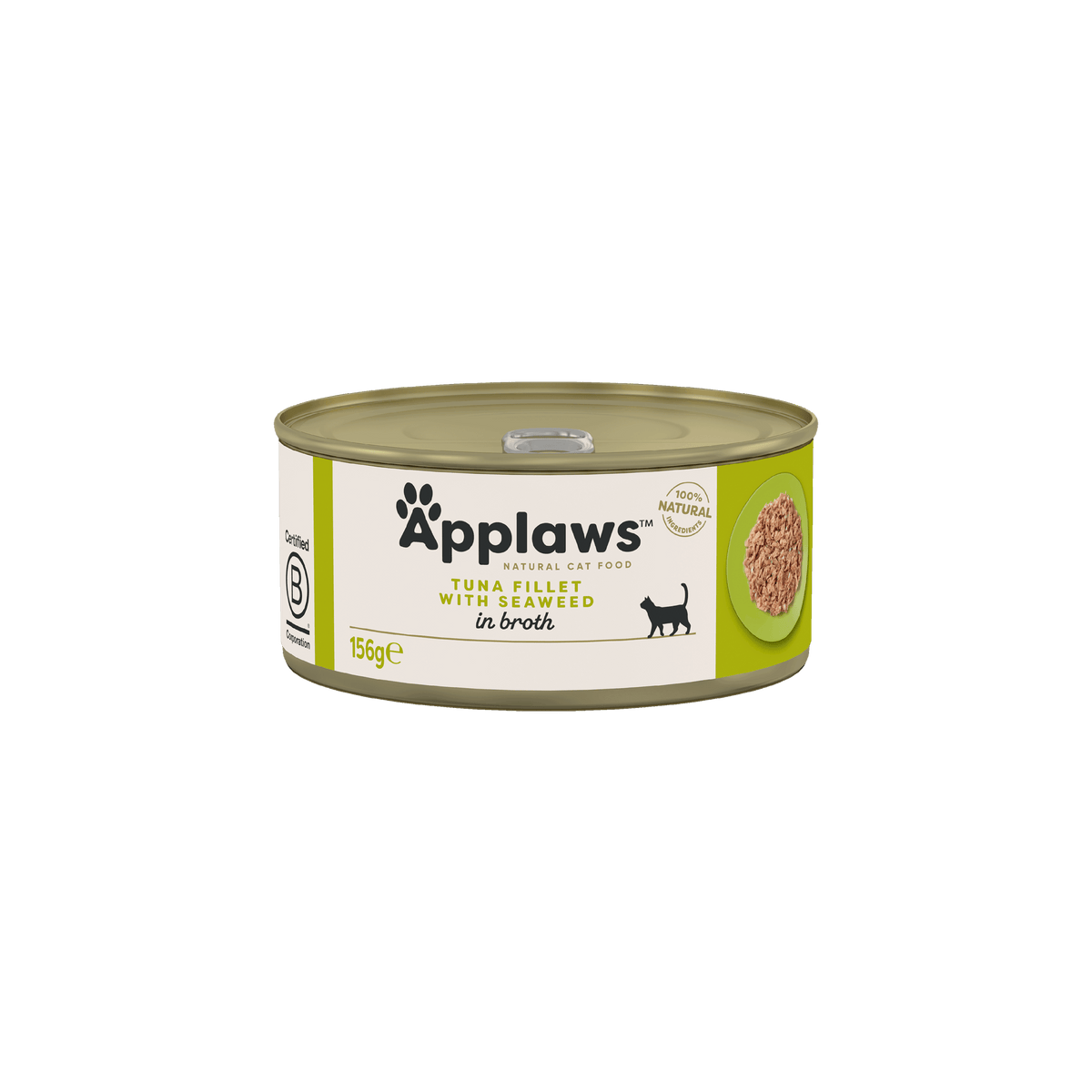 Applaws Kissa Tonnikala & Merilevä purkki 24 x 70 g