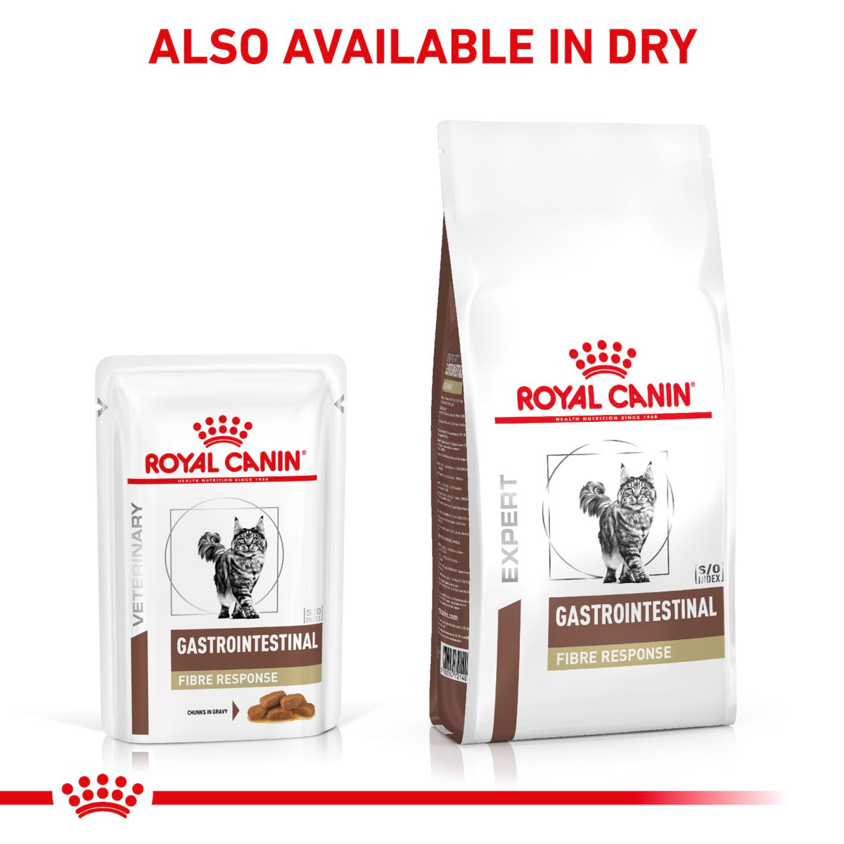 Royal Canin Veterinary Diets Gastrointestinal Fibre Response Chunks in Gravy Pouch kissan märkäruoka 12 x 85 g