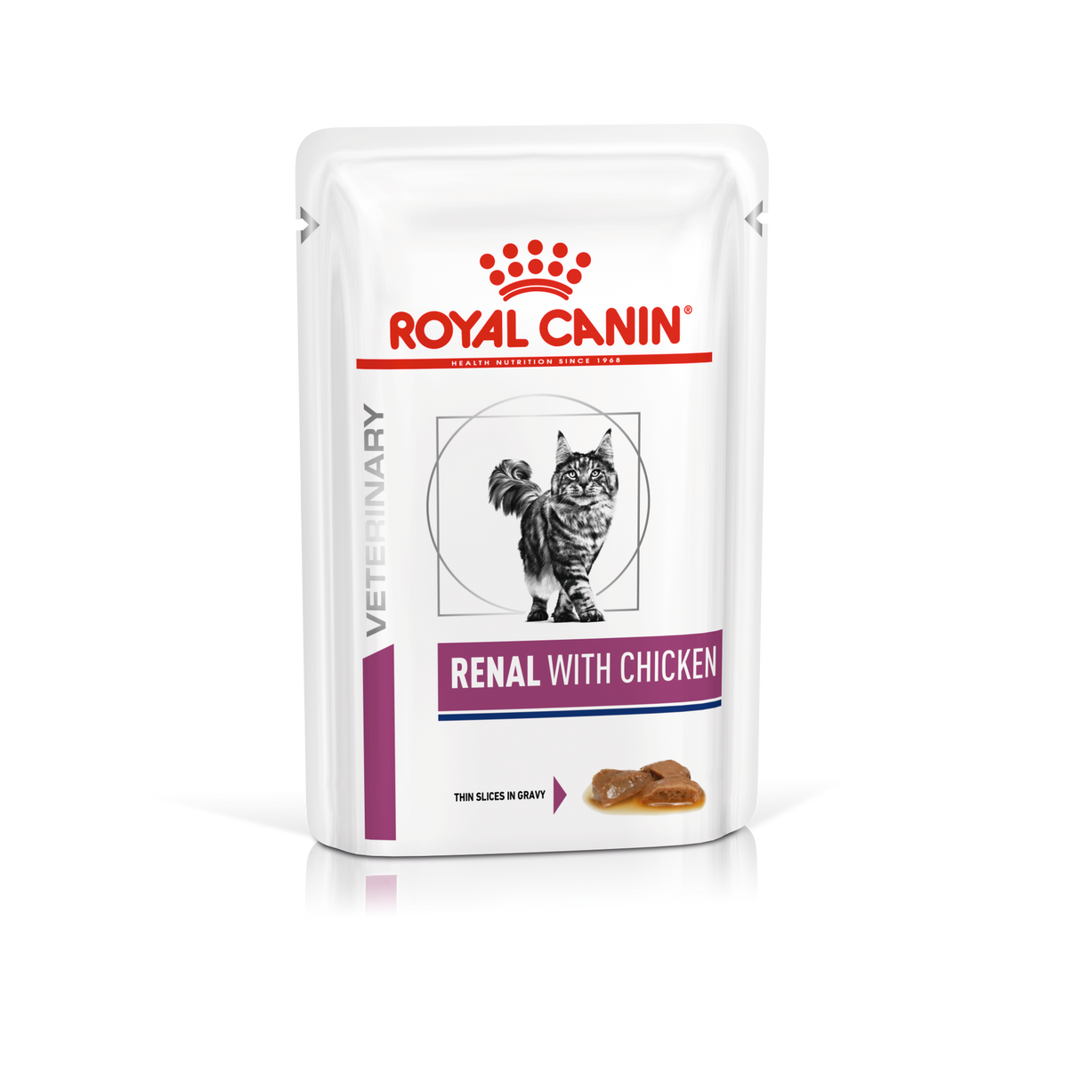 Royal Canin Veterinary Diets Renal Chicken kissan märkäruoka 12 x 85 g