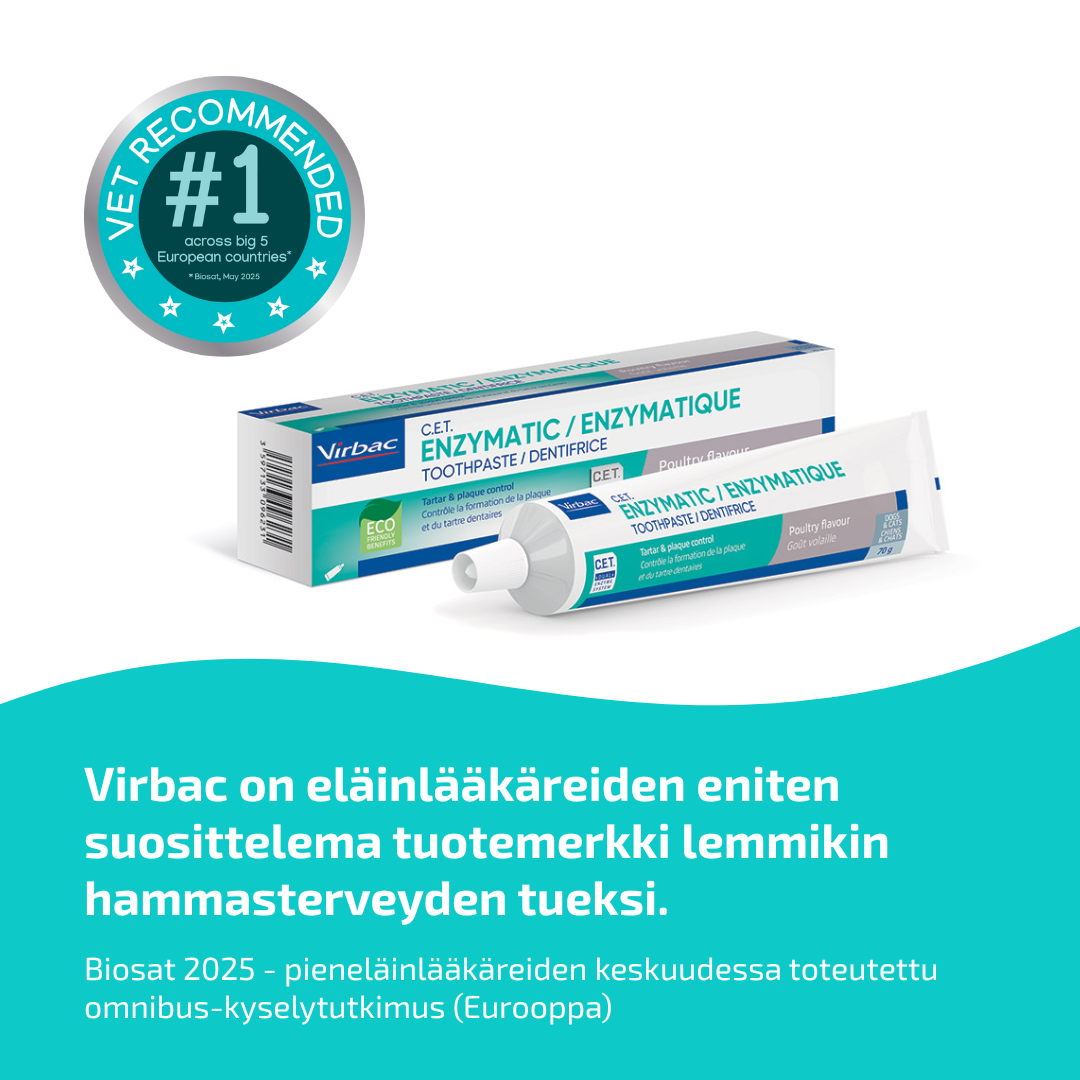 Virbac C.E.T. hammastahna koiralle ja kissalle 70 g