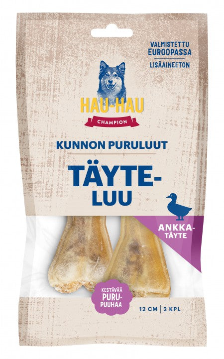 Hau-Hau Champion Kunnon puruluut Täyteluu ankka 12 cm 2 kpl