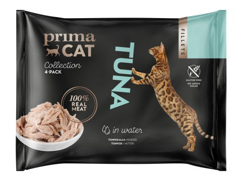 PrimaCat Fillets Tonnikalaa vedessä kissoille 4 x 50 g