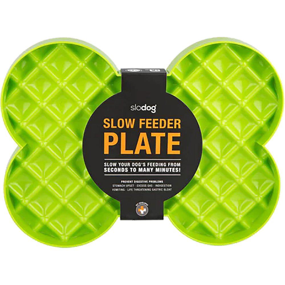 LickiMat Slow Feeder Plate aktivointikuppi vihreä 35 x 26 x 3cm